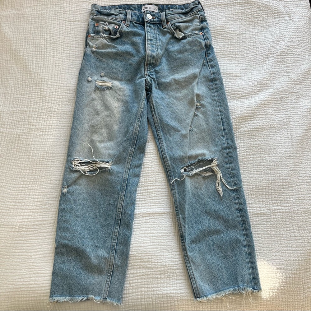 Zara mom jeans
